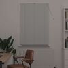 vidaXL Store de Fen&ecirc;tre avec des rideaux Blanc Aluminium