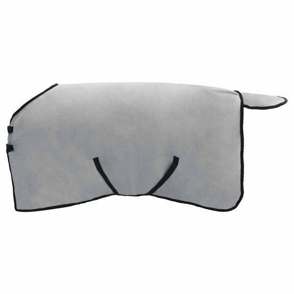 vidaXL Couverture &Eacute;quine Gris clair et rose complet Polyester