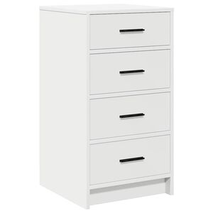 vidaXL Buffet Blanc 40 x 41 x 75 cm Bois d'ing&eacute;nierie