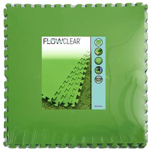 Bestway Flowclear Protecteurs de sol de piscine 9 pcs vert 5,47 m&sup2;