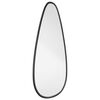 vidaXL Miroir mural Noir 40x15 cm