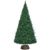 vidaXL Collier de sapin de No&euml;l Noir 90 x 90 x 28 cm Jacinthe d'eau