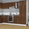 vidaXL Vitrine suspendue "Lyon" Ch&ecirc;ne brun 60 x 31 x 60 cm Bois d'ing&eacute;nierie