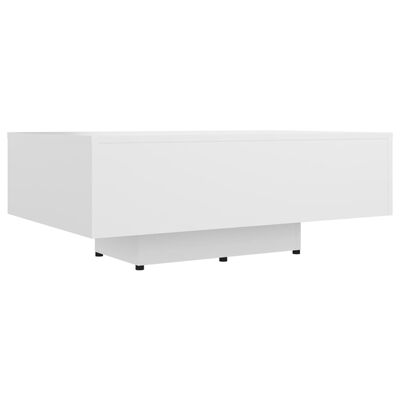 vidaXL Table basse Blanc 85x55x31 cm Bois d'ingénierie