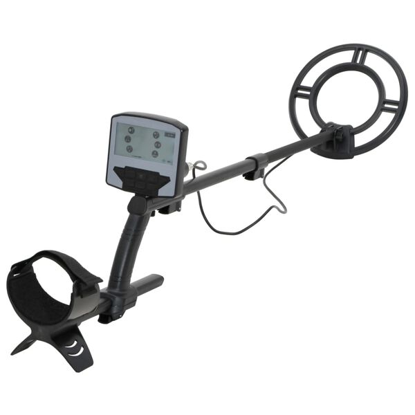 vidaXL D&eacute;tecteur m&eacute;taux r&eacute;glage automatique profondeur recherche 18 cm