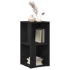 vidaXL &Eacute;tag&egrave;res d'angle Ch&ecirc;ne noir 33 x 33 x 67 cm Bois d'ing&eacute;nierie