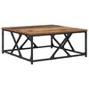 vidaXL Table basse Bois Ancien 70 x 70 x 30 cm Bois d'ing&eacute;nierie