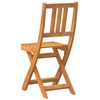 vidaXL Chaise de jardin 2 pcs Huile Naturelle 40 x 42 x 85 cm