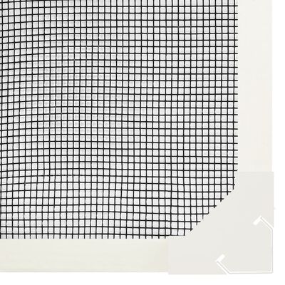 vidaXL Moustiquaire magnétique pour fenêtres blanc 80x140 cm