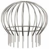 vidaXL Garde-feuilles de Goutti&egrave;re 2 pcs Argent 160 mm