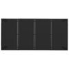 vidaXL Ensemble &agrave; manger jardin 9pcs et coussins noir r&eacute;sine tress&eacute;e