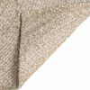 vidaXL Tapis de surface Carr&eacute; Naturel et Blanc 300 x 300 cm Jute