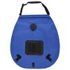 vidaXL Sac de douche de camping bleu 20 L PVC