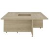 vidaXL Table basse Ch&ecirc;ne sonoma 79,5x79,5x30 cm bois d'ing&eacute;nierie