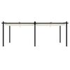vidaXL Tonnelle de jardin avec toit rétractable crème 3x6 m aluminium