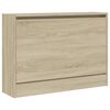 vidaXL Armoire &agrave; chaussures ch&ecirc;ne sonoma 80x21x57 cm bois d'ing&eacute;nierie