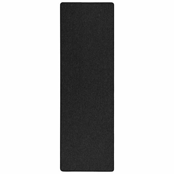 vidaXL Tapis Couloir Anthracite 100 x 250 cm 100% Polypropyl&egrave;ne