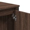 vidaXL Armoire lavabo de salle de bain ch&ecirc;ne marron 60x35x60 cm