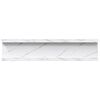 vidaXL &Eacute;tag&egrave;re Murale avec &eacute;tag&egrave;re 4 pcs Marbre blanc 40 x 9 x 3 cm