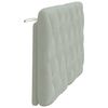 vidaXL Coussin de t&ecirc;te de lit gris clair 120 cm velours