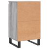 vidaXL Buffets 2 pcs sonoma gris 40x35x70 cm bois d'ing&eacute;nierie