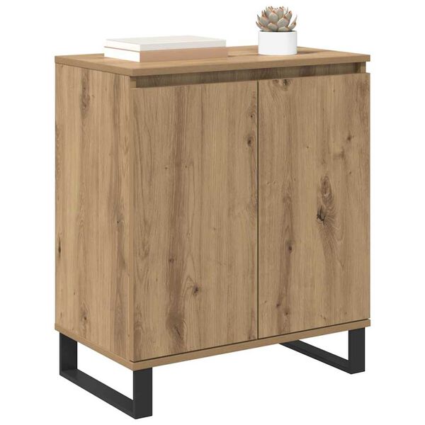 vidaXL Buffet Ch&ecirc;ne artisanal 60 x 35 x 70 cm Bois d'ing&eacute;nierie