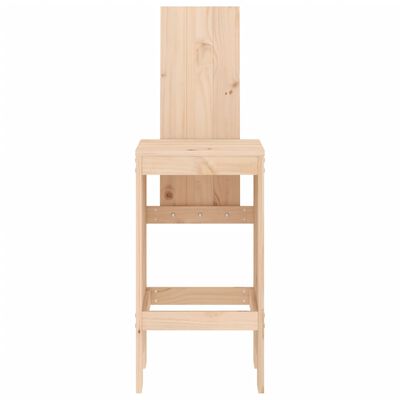 vidaXL Tabourets de bar lot de 2 40x42x120 cm bois massif de pin