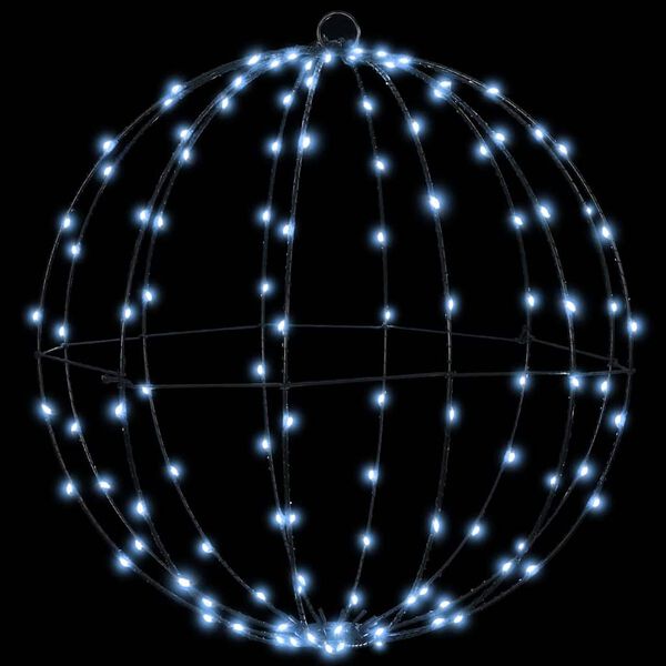 vidaXL Boule avec 120 LED Blanc froid 40,5 x 40,5 x 42 cm M&eacute;tal