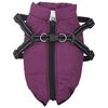 vidaXL Manteau pour chiens avec harnais imperm&eacute;able r&eacute;fl&eacute;chissant L36