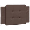 vidaXL Cadre de lit sans matelas Zadar marron 90x190 cm similicuir