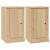vidaXL Buffets 3 pcs Ch&ecirc;ne sonoma Bois d'ing&eacute;nierie