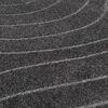 vidaXL Tapis de surface Rond HUARTE Anthracite &Oslash; 200 CM Polyester