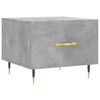 vidaXL Tables basses 2 pcs gris b&eacute;ton 50x50x40 cm bois d'ing&eacute;nierie
