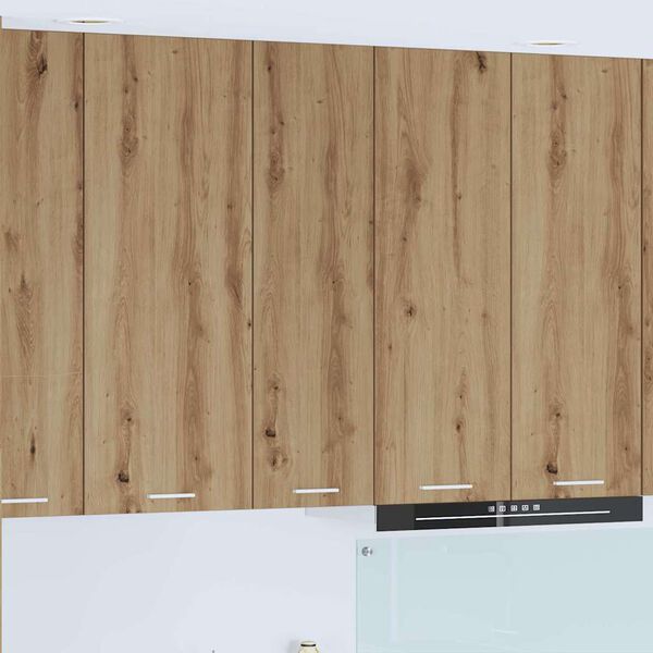 vidaXL Armoire suspendue avec porte Ch&ecirc;ne artisanal 30 x 31 x 100 cm