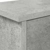 vidaXL Porte-manteau mural avec &eacute;tag&egrave;re Gris b&eacute;ton 50 x 20 x 30 cm