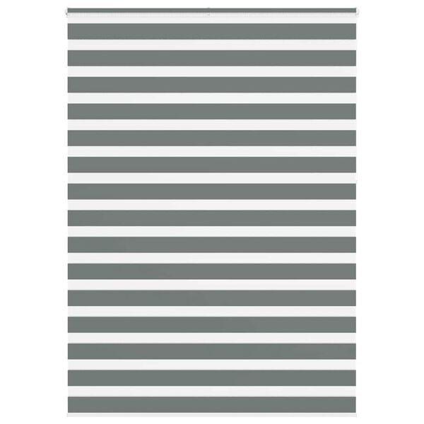vidaXL Store z&egrave;bre gris fonc&eacute; largeur du tissu 155,9 cm polyester