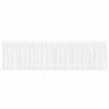 vidaXL Rideau en Dentelle avec des rideaux Blanc 80 x 600 cm Polyester