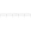 vidaXL Ensemble de cl&ocirc;ture de jardin 5 pcs Vert 100 x 50 cm Acier