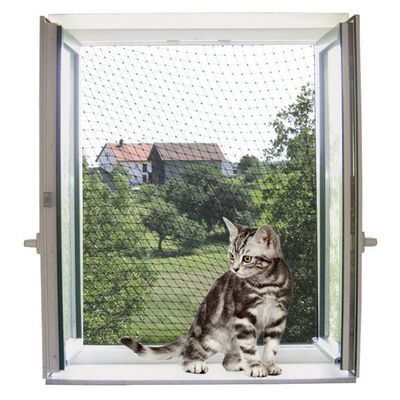 Kerbl Filet de protection pour chat 6x3 m Transparent