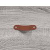 vidaXL Tables de chevet murales 2 pcs sonoma gris 35x35x20 cm