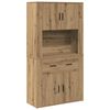 vidaXL Haut de Buffet ch&ecirc;ne artisanal 80 x 33 x 150 cm