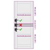 vidaXL Porte int&eacute;rieure ORKDAL Blanc 78 x 211 cm Contreplaqu&eacute;
