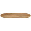 vidaXL Dessus de table 110x40x3,8 cm ovale bois massif de manguier