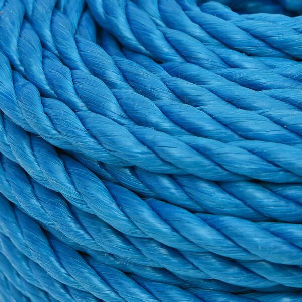 vidaXL Corde de travail Bleu 20 mm 25 m polypropyl&egrave;ne