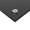 vidaXL Protection de cuisine 2 pcs Gris foncé 100 x 40 cm verre trempé