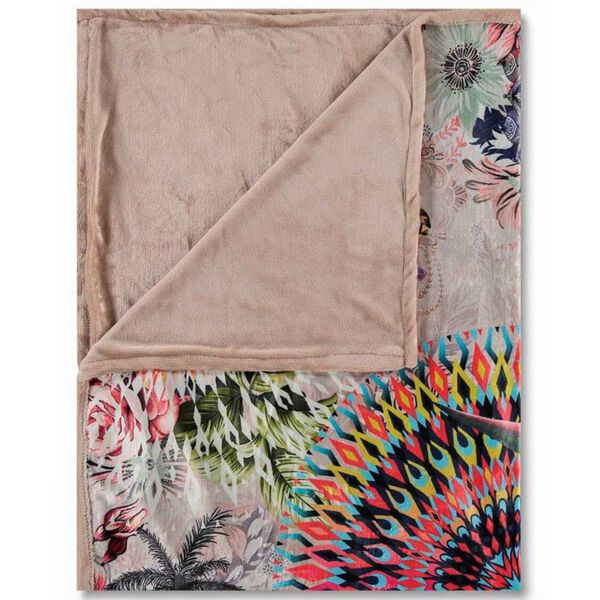 HIP Plaid MAELLI 130x160 cm Velours polyester