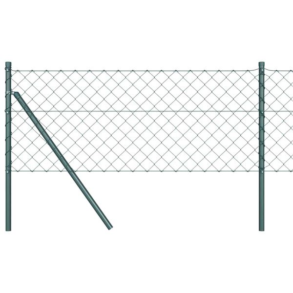 vidaXL Poteau de cl&ocirc;ture. Vert 10 x 0,6 m (maille 60 x 60 mm)