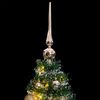 vidaXL Sapin de No&euml;l artificiel 150 LED&boules&neige floqu&eacute;e 120 cm