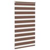 vidaXL Store z&egrave;bre marron 90x100 cm largeur du tissu 85,9 cm polyester