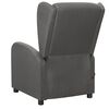 vidaXL Fauteuil de massage inclinable Gris clair Tissu